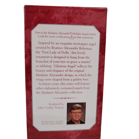 Madame Alexander Holiday Angels Hallmark Christmas Tree Ornament 1998 vintage - Picture 3 of 4